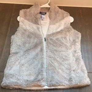 Patagonia soft faux fur vest